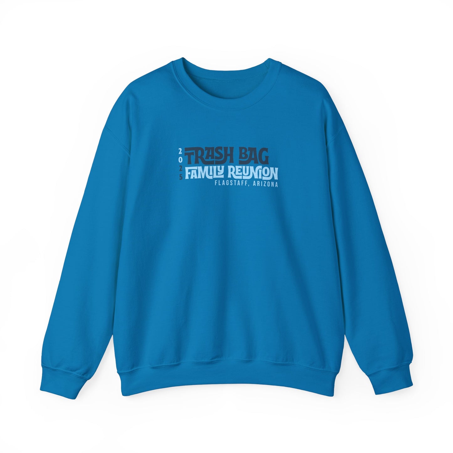 Trash Bag Family Reunion Typography Crewneck