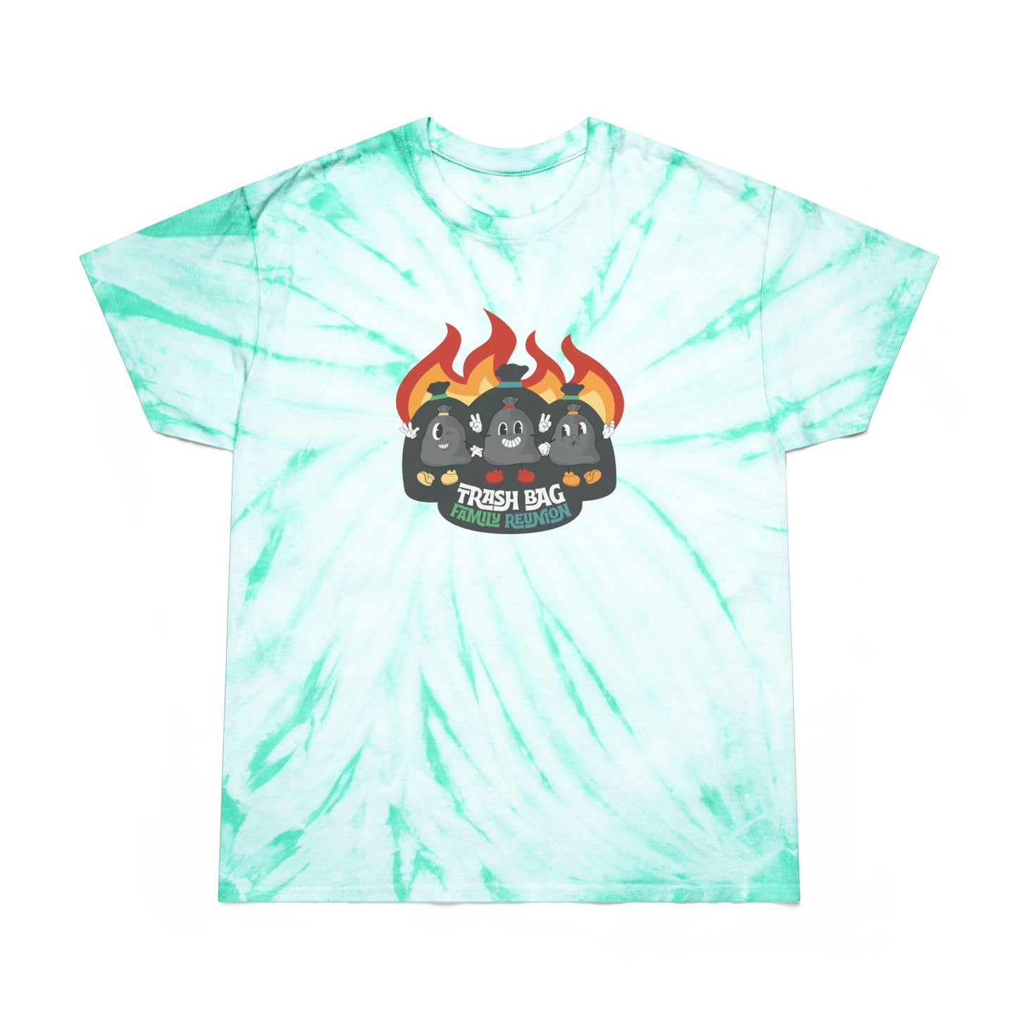 Trash Bag Family Reunion Tie-Dye T-Shirt
