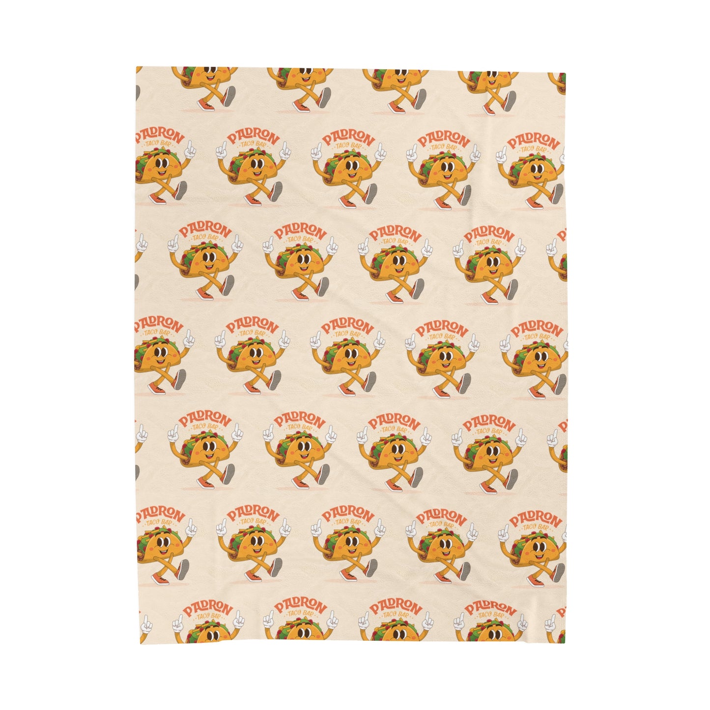 Padron Taco Velveteen Plush Blanket