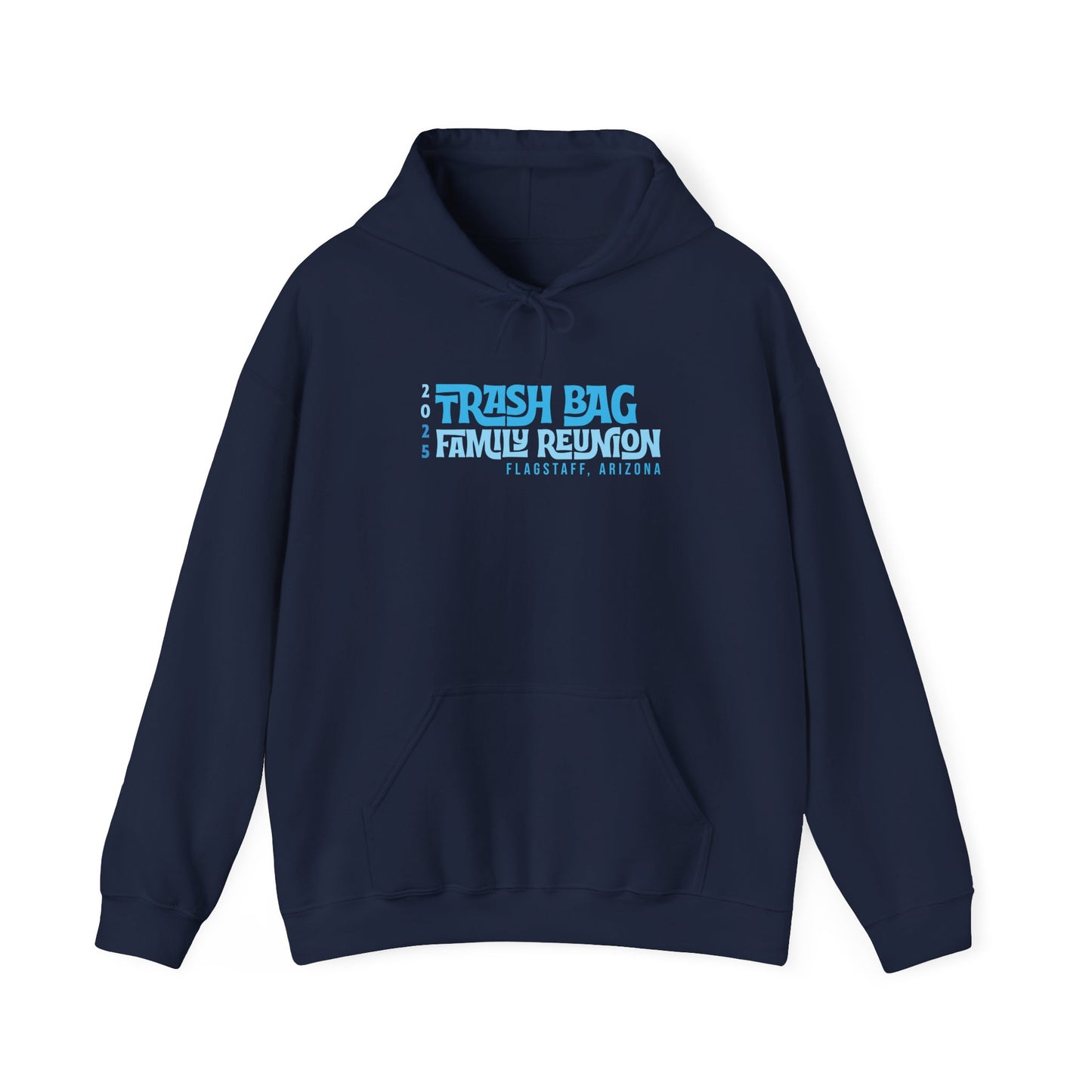Trash Bag Family Reunion Typography Hoodie