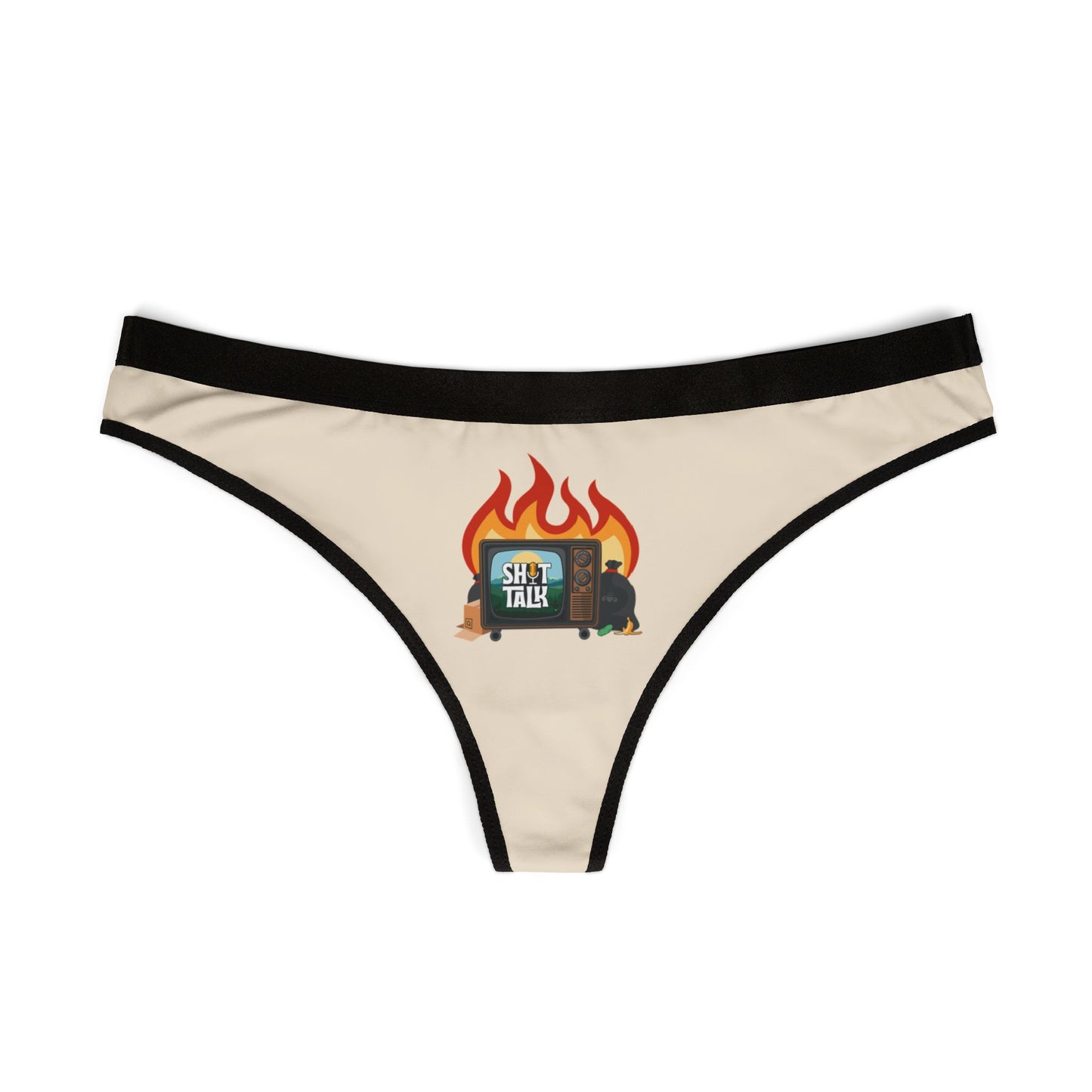 Shit Talk Classic Logo Thong Panties