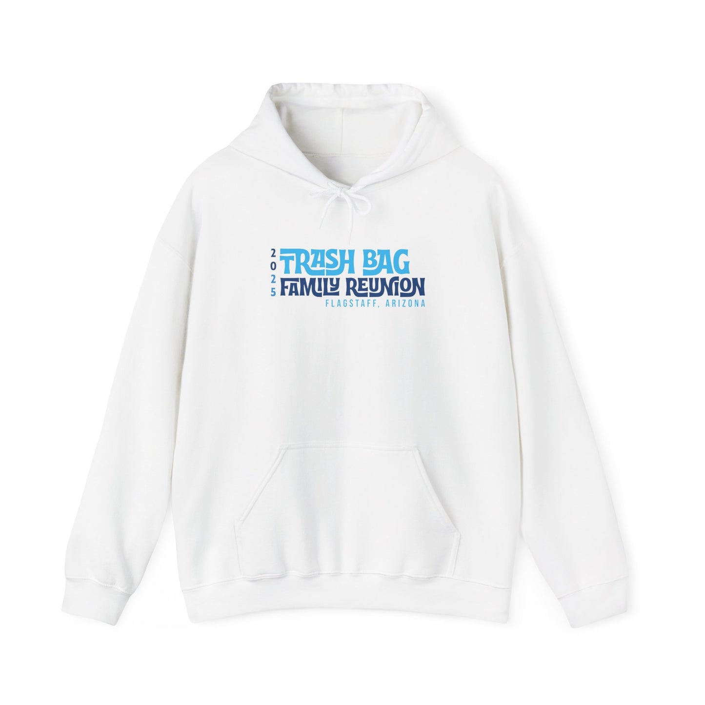 Trash Bag Family Reunion Typography Hoodie