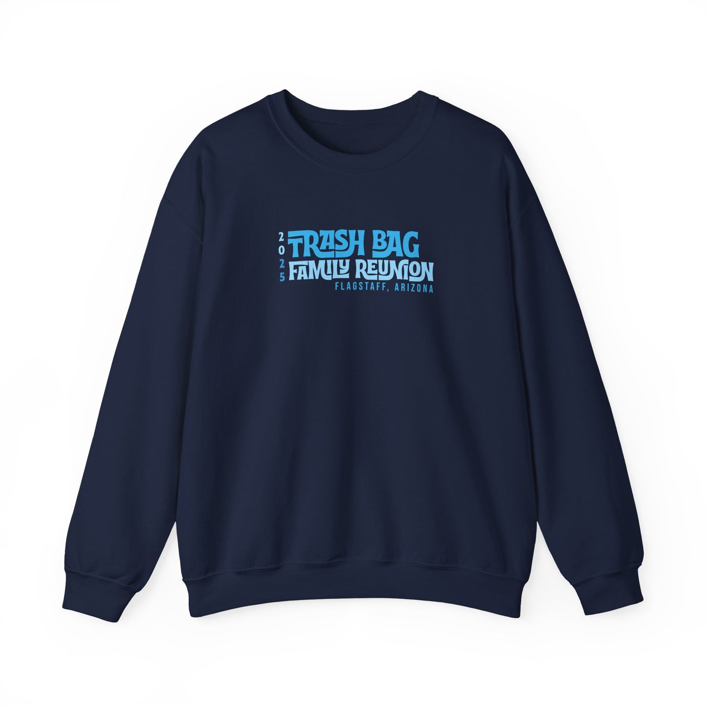 Trash Bag Family Reunion Typography Crewneck