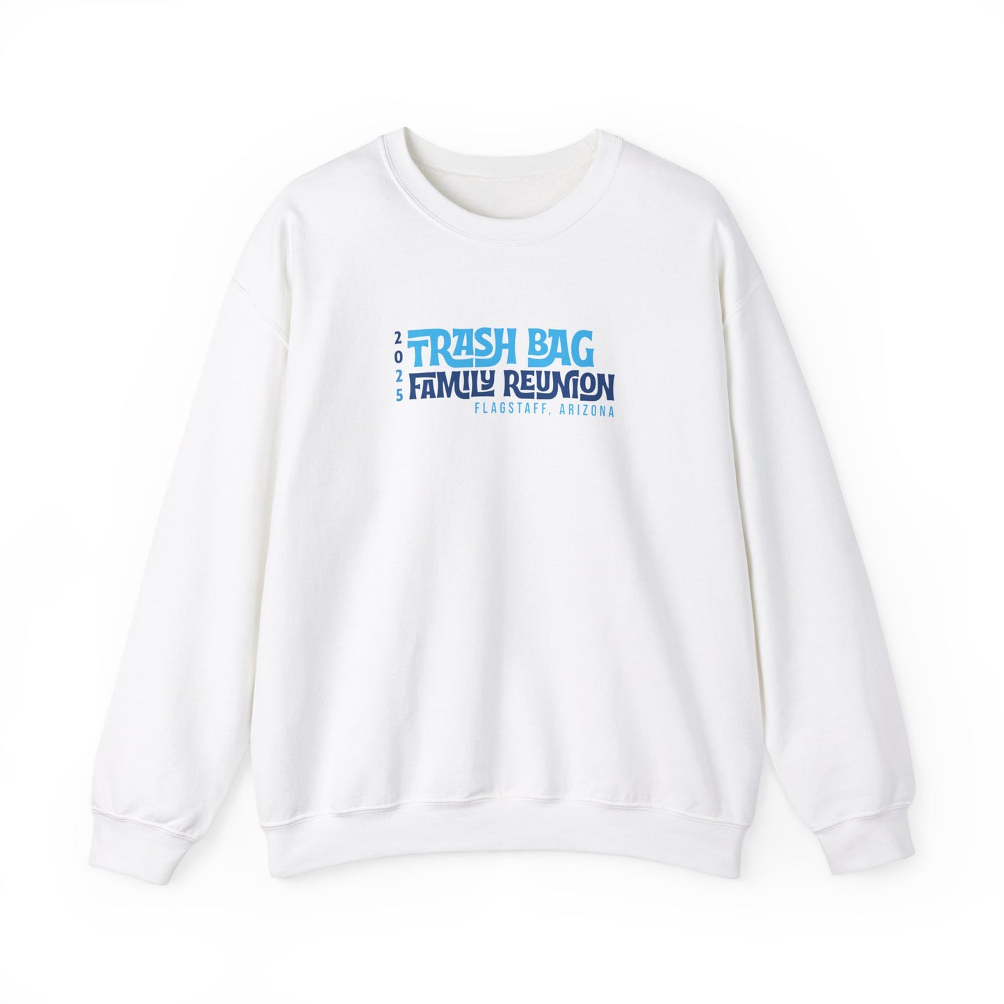 Trash Bag Family Reunion Typography Crewneck