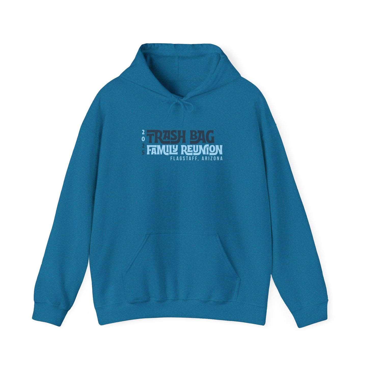 Trash Bag Family Reunion Typography Hoodie