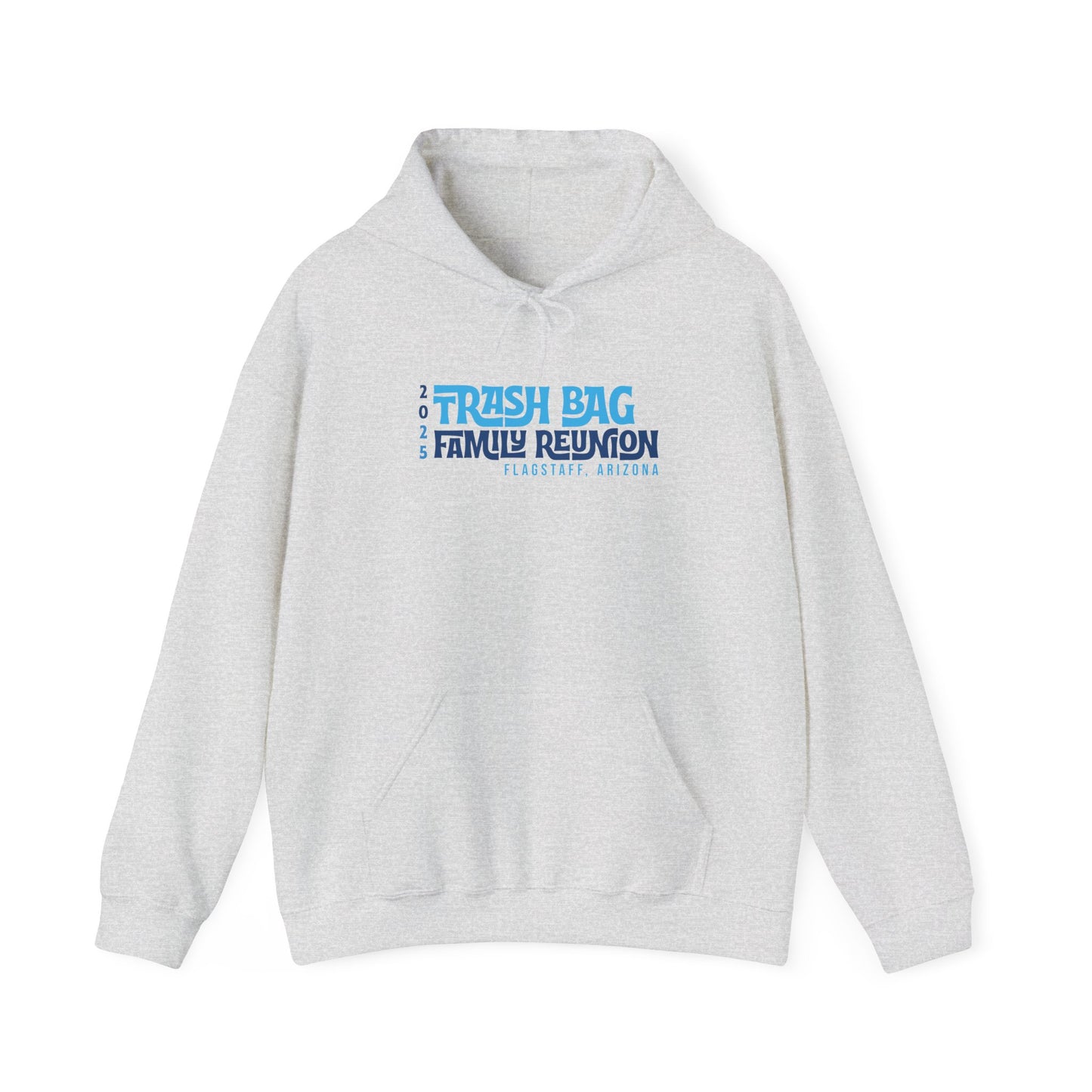 Trash Bag Family Reunion Typography Hoodie