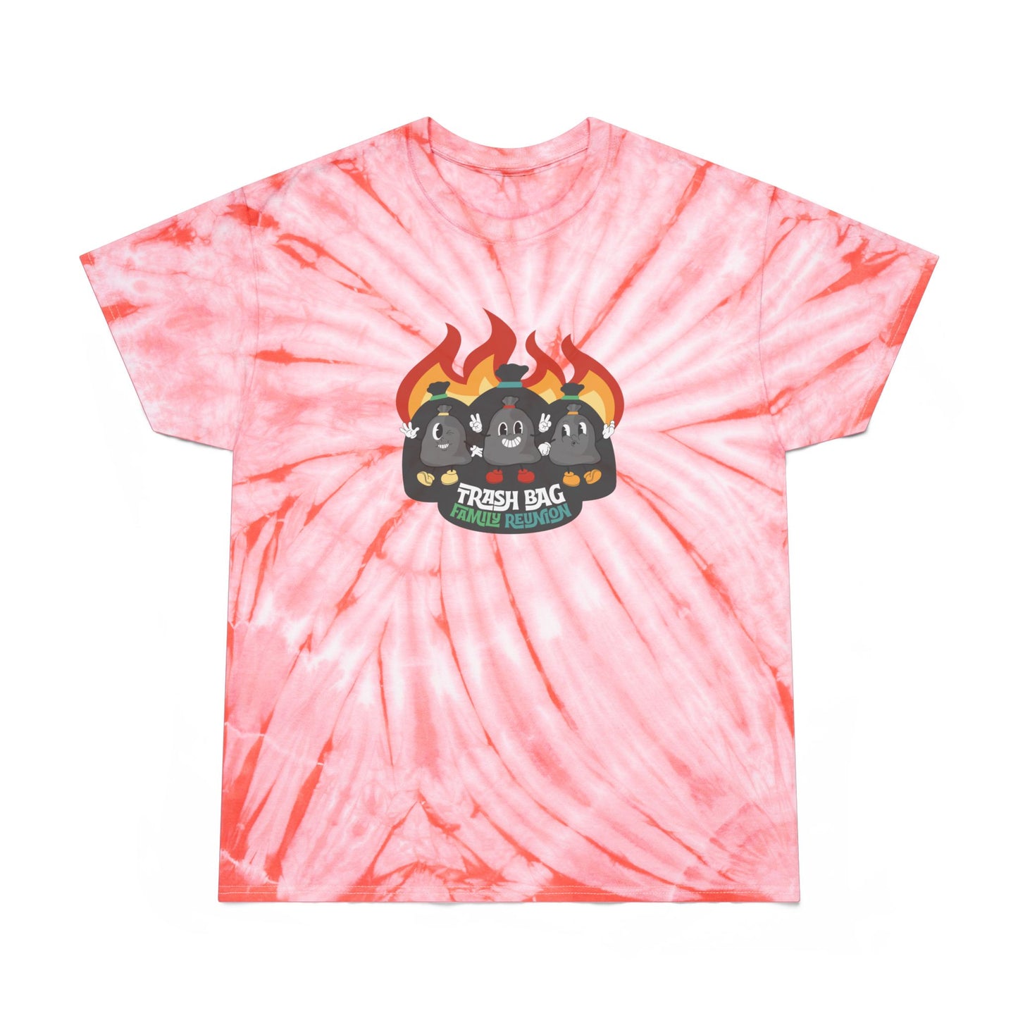 Trash Bag Family Reunion Tie-Dye T-Shirt