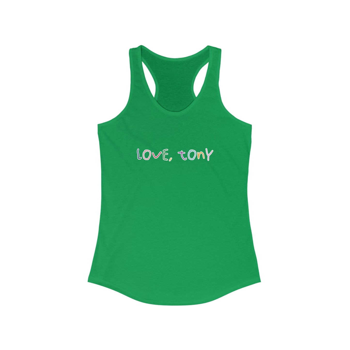 Love, Tony Women's Racerback Tank