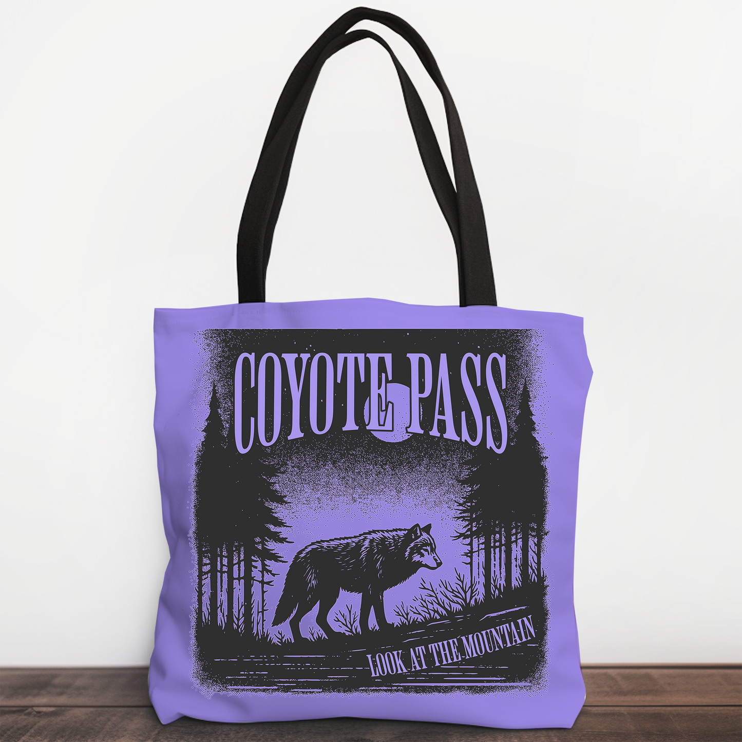 Coyote Pass Grunge Tote Bag