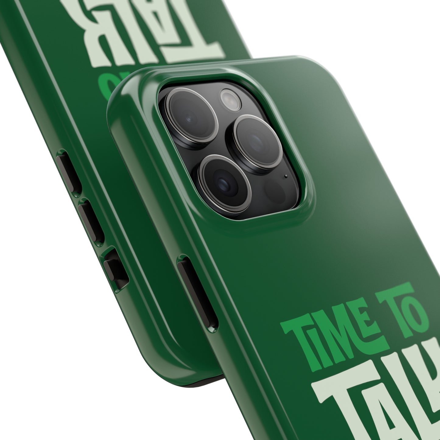 Time to Talk Shit (Green) iPhone Case