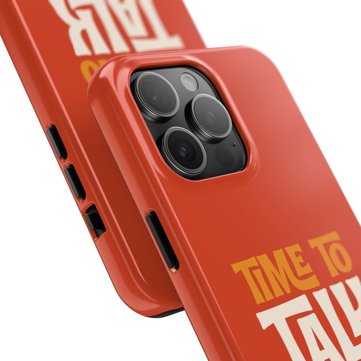 Time to Talk Shit (Orange) iPhone Case