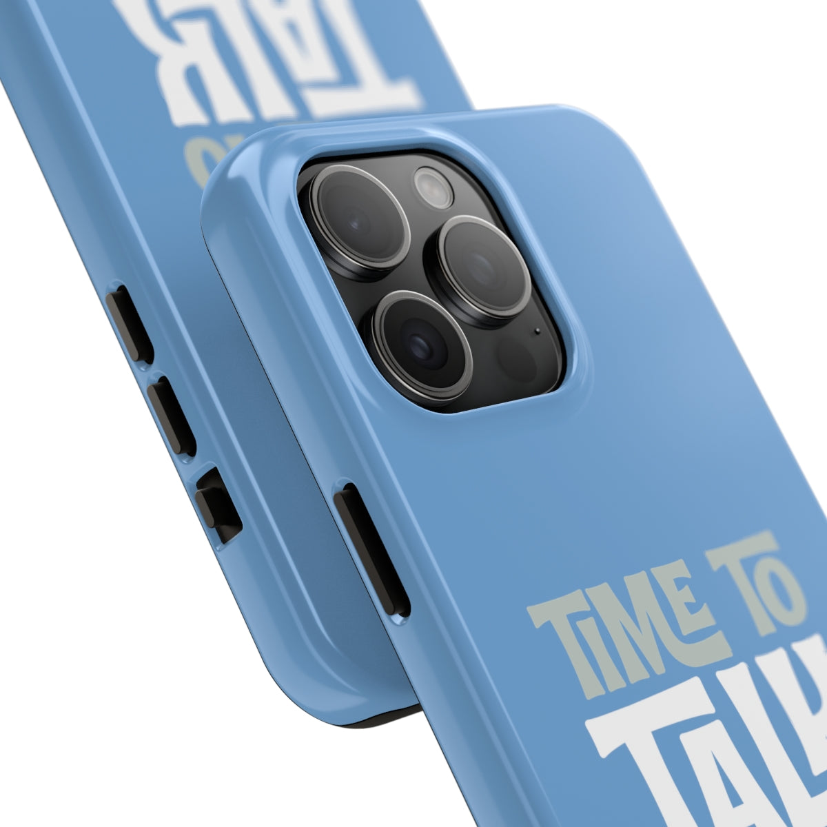 Time to Talk Shit (Blue) iPhone Case