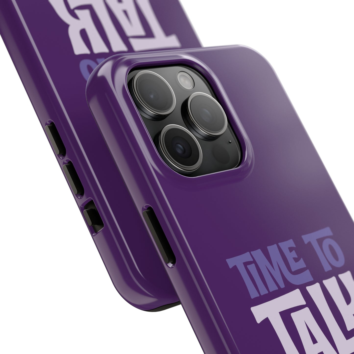 Time to Talk Shit (Purple) iPhone Case