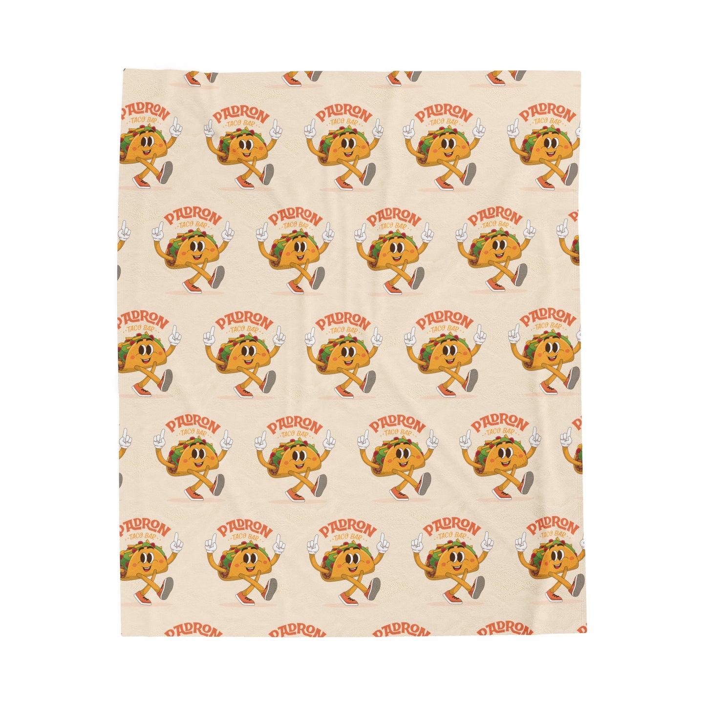 Padron Taco Velveteen Plush Blanket