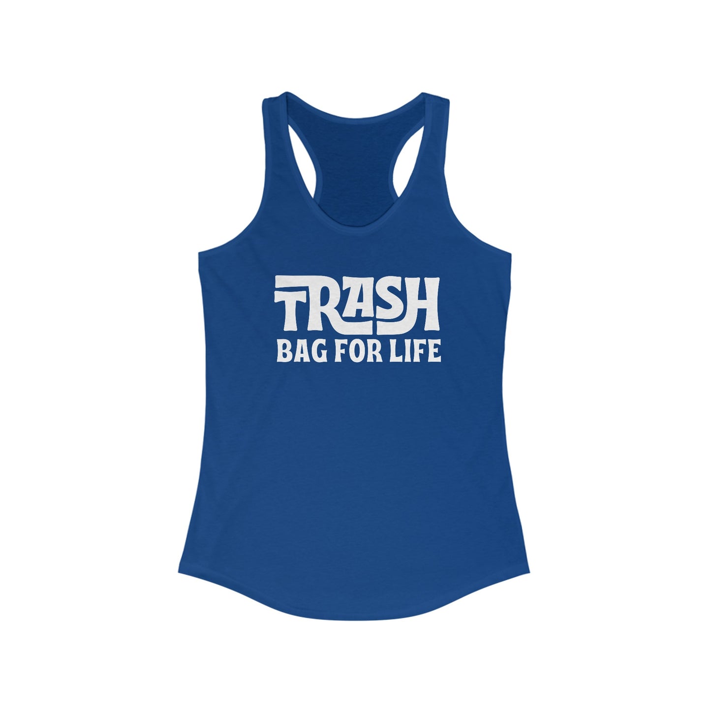 Trash Bag For Life (Vibrants) Women's Racerback Tank