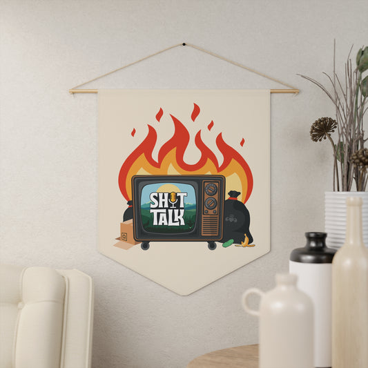 Shit Talk Classic Logo Wall Pennant