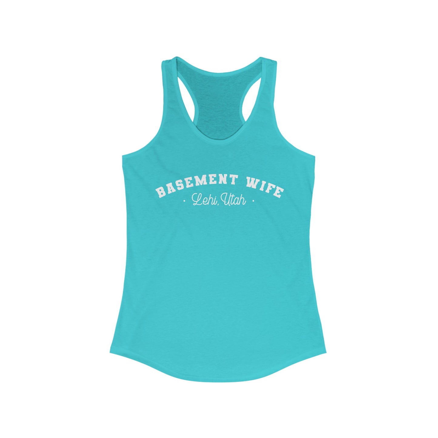 Basement Wife Women's Racerback Tank