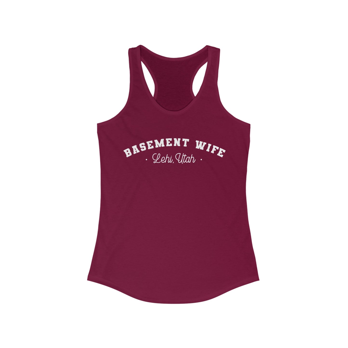 Basement Wife Women's Racerback Tank