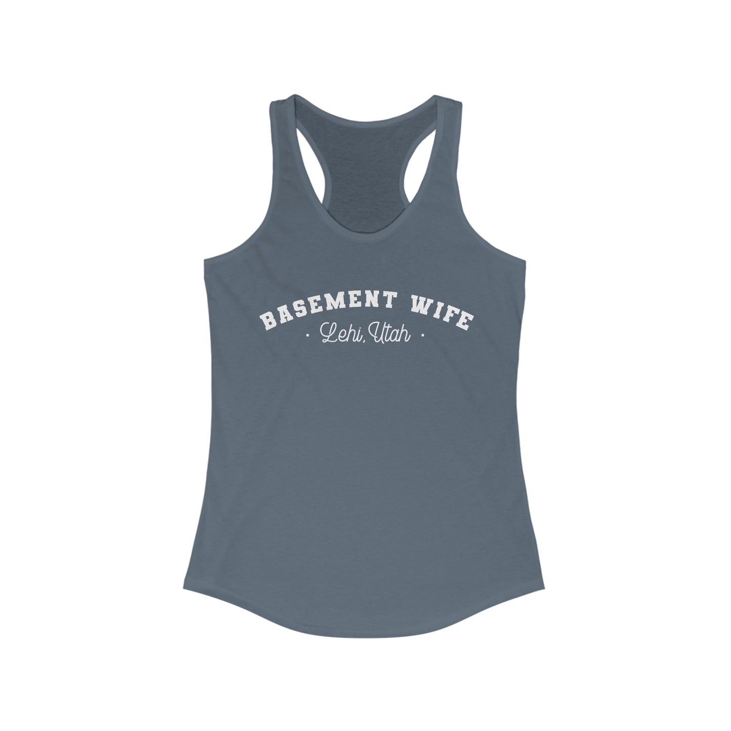 Basement Wife Women's Racerback Tank