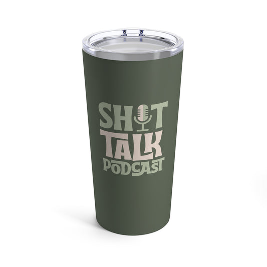 Shit Talk Podcast Tumbler (Olive)