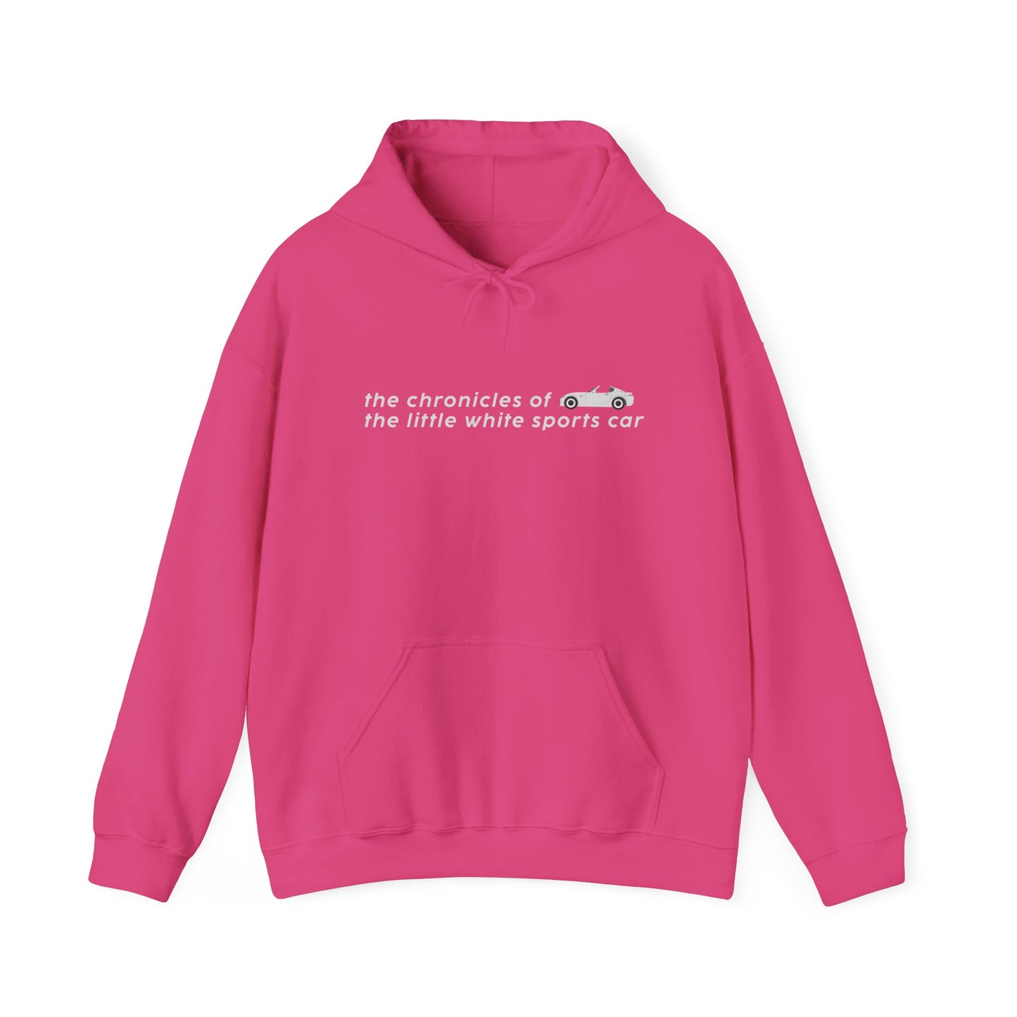 Little White Sports Car Hoodie