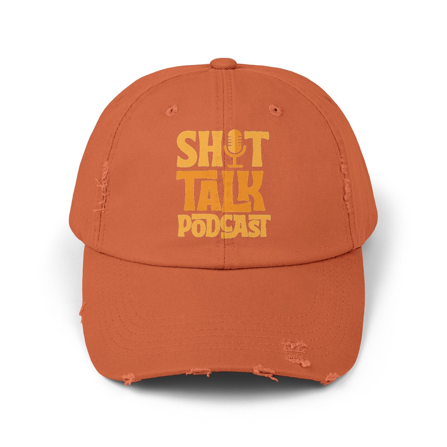 Shit Talk Podcast Logo Distressed Dad Hat