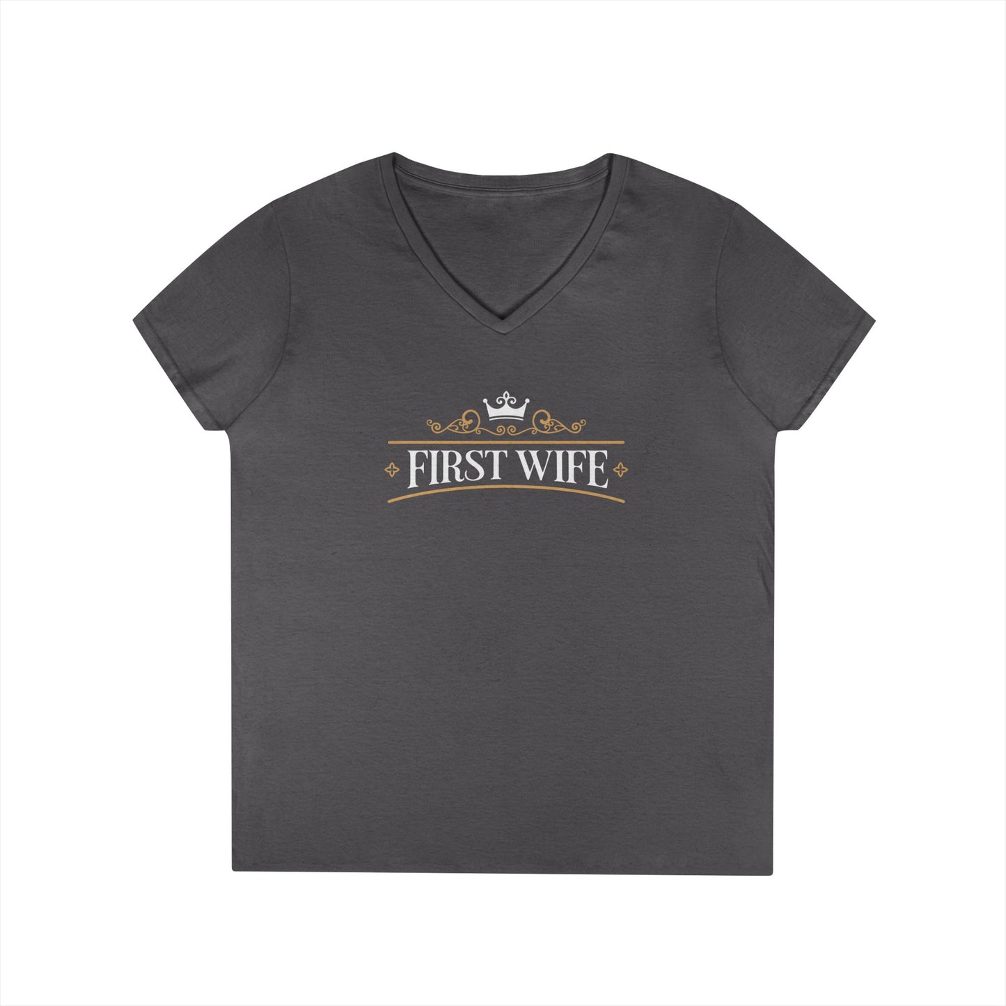 First Wife Women's V-Neck T-shirt