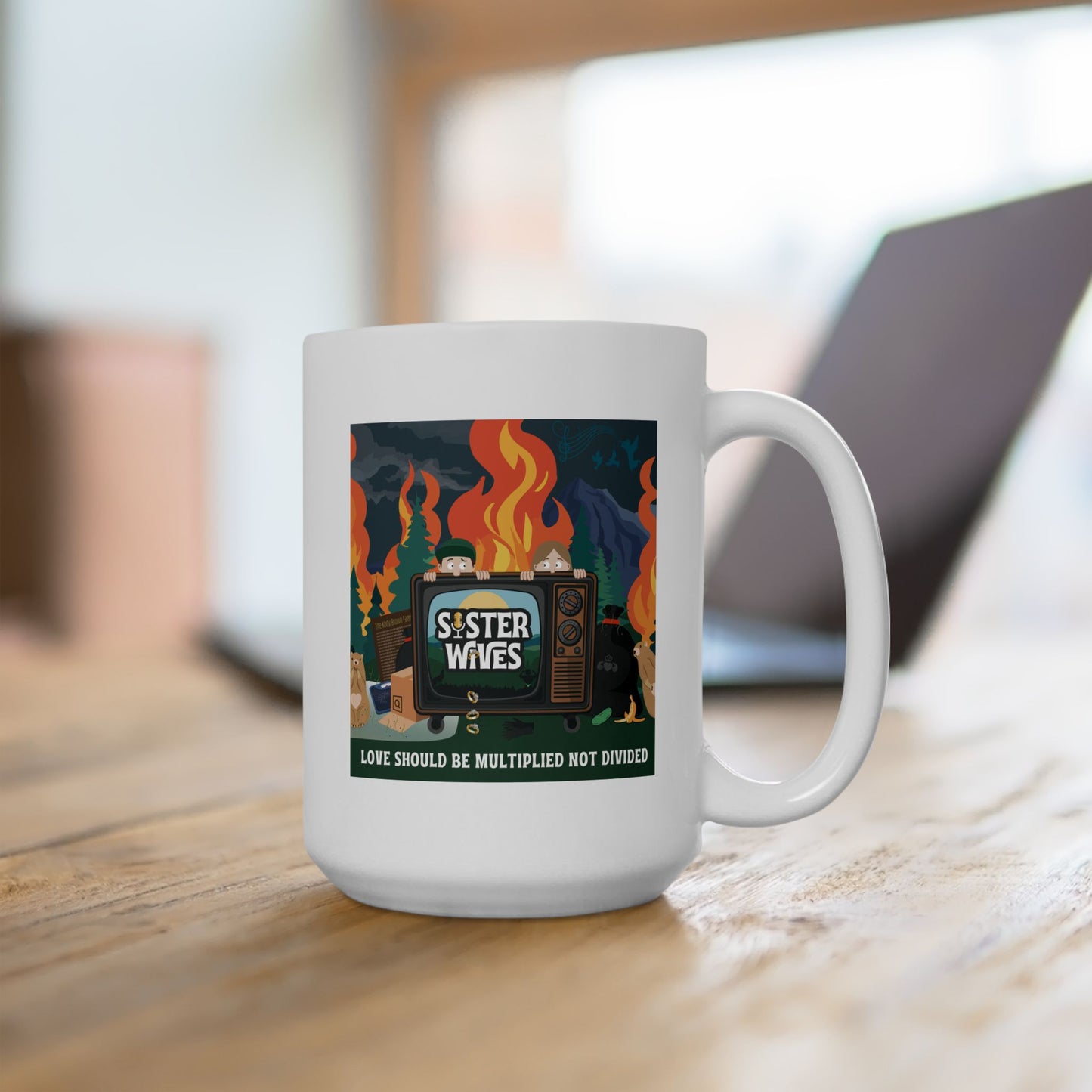 Sister Wives Pod Cover Art Logo Mug