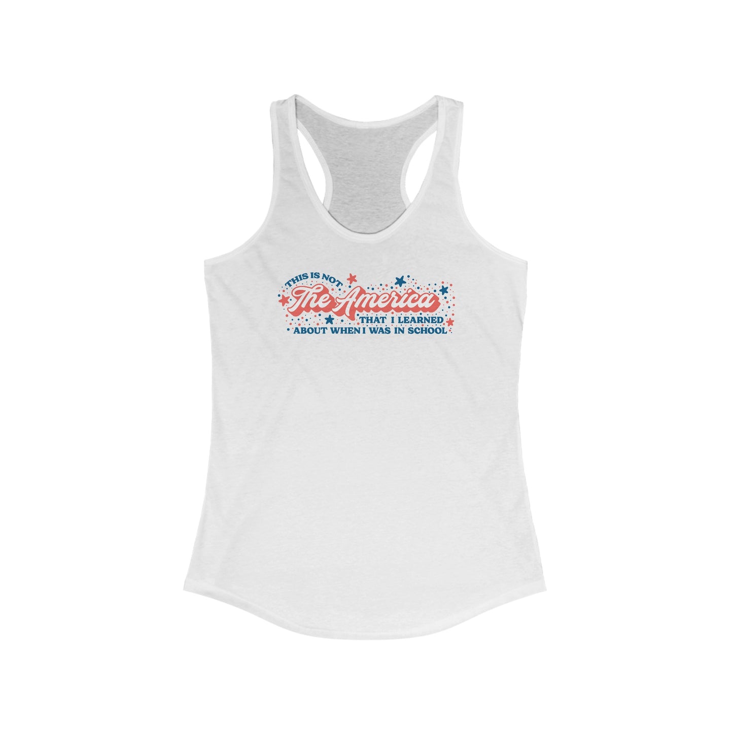 Not The America Women's Racerback Tank