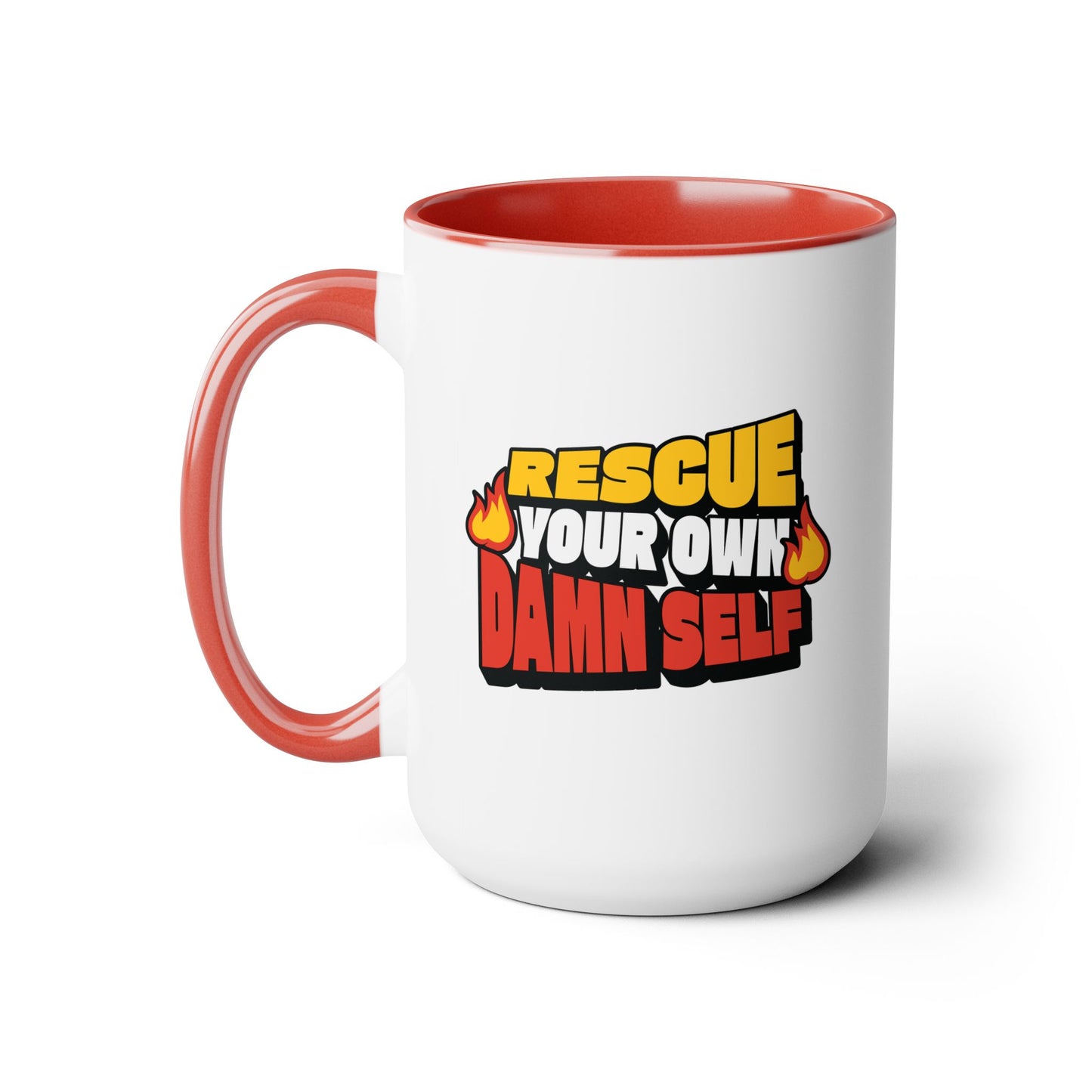 Rescue Your Own Damn Self Mug (Color)