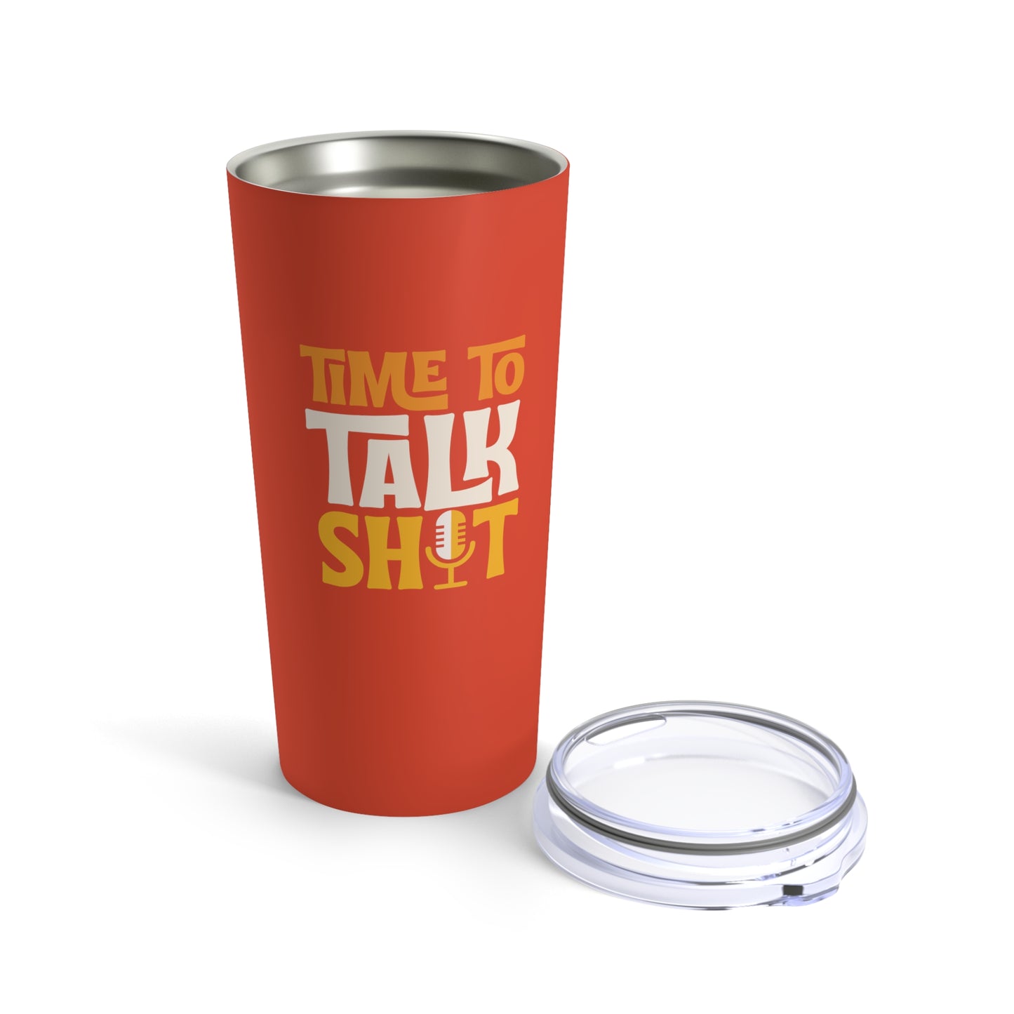 Time To Talk Shit Tumbler (Orange)