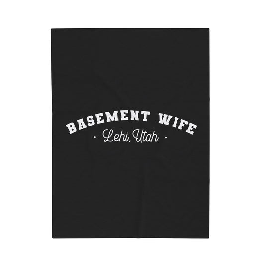 Basement Wife Velveteen Plush Blanket