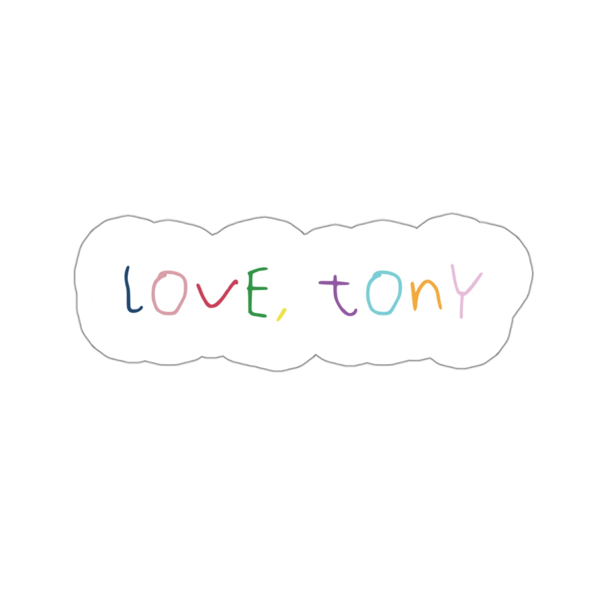 Love, Tony Sticker