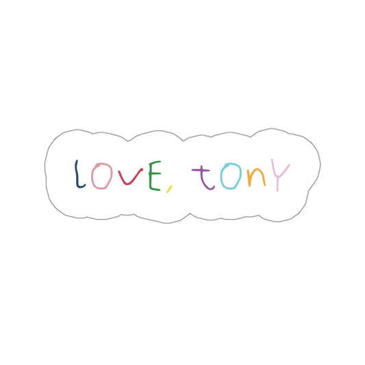 Love, Tony Sticker