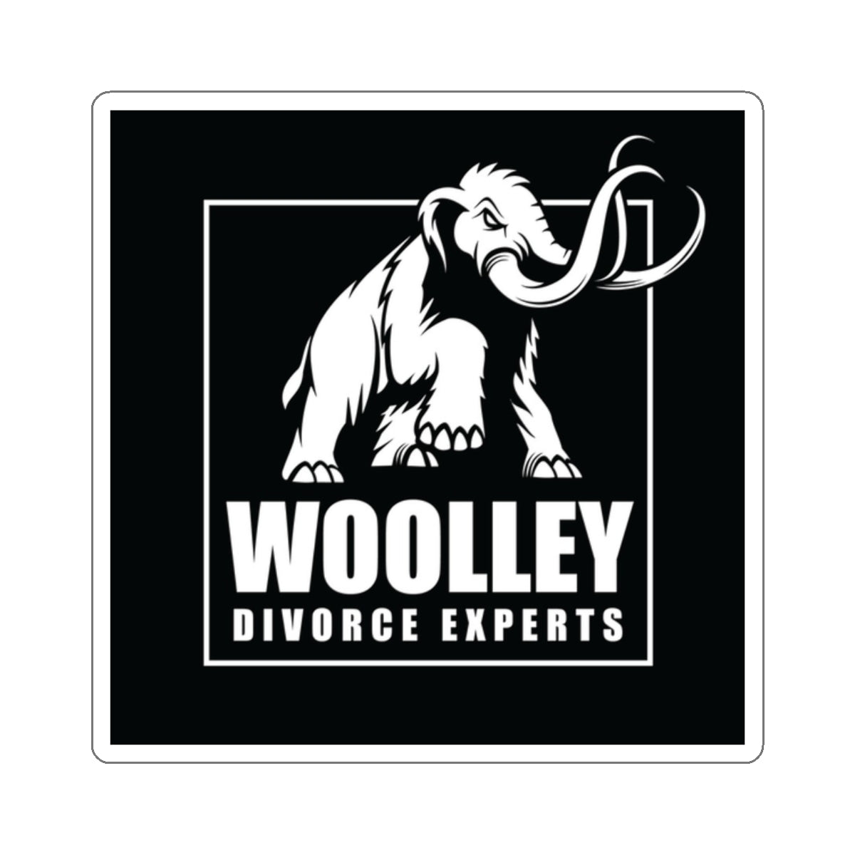 Woolley Mammoth Divorce Experts Sticker