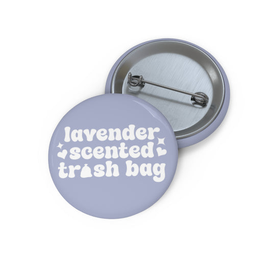 Lavender Scented Trash Bag Button Pin