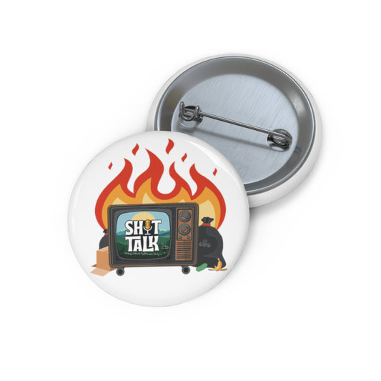 Shit Talk Classic Logo Button Pin