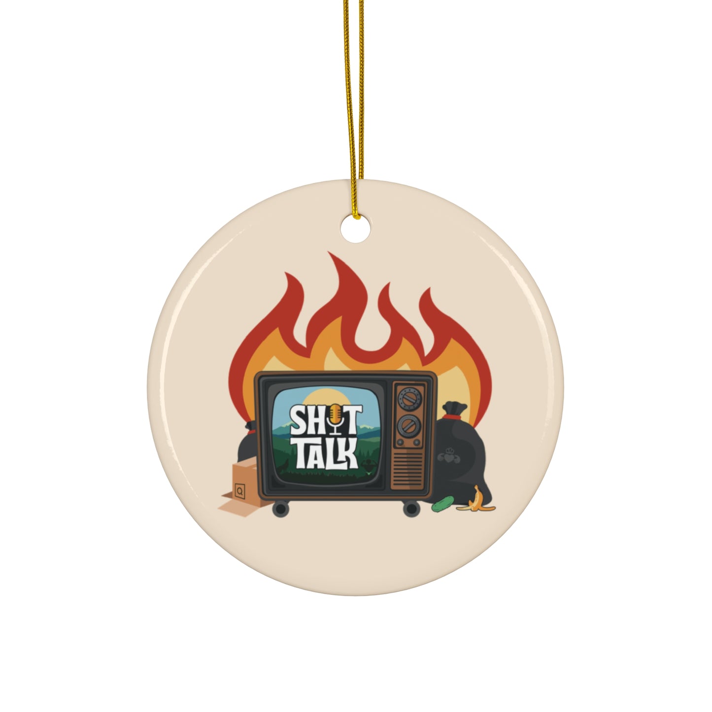 Shit Talk Logo Ornament