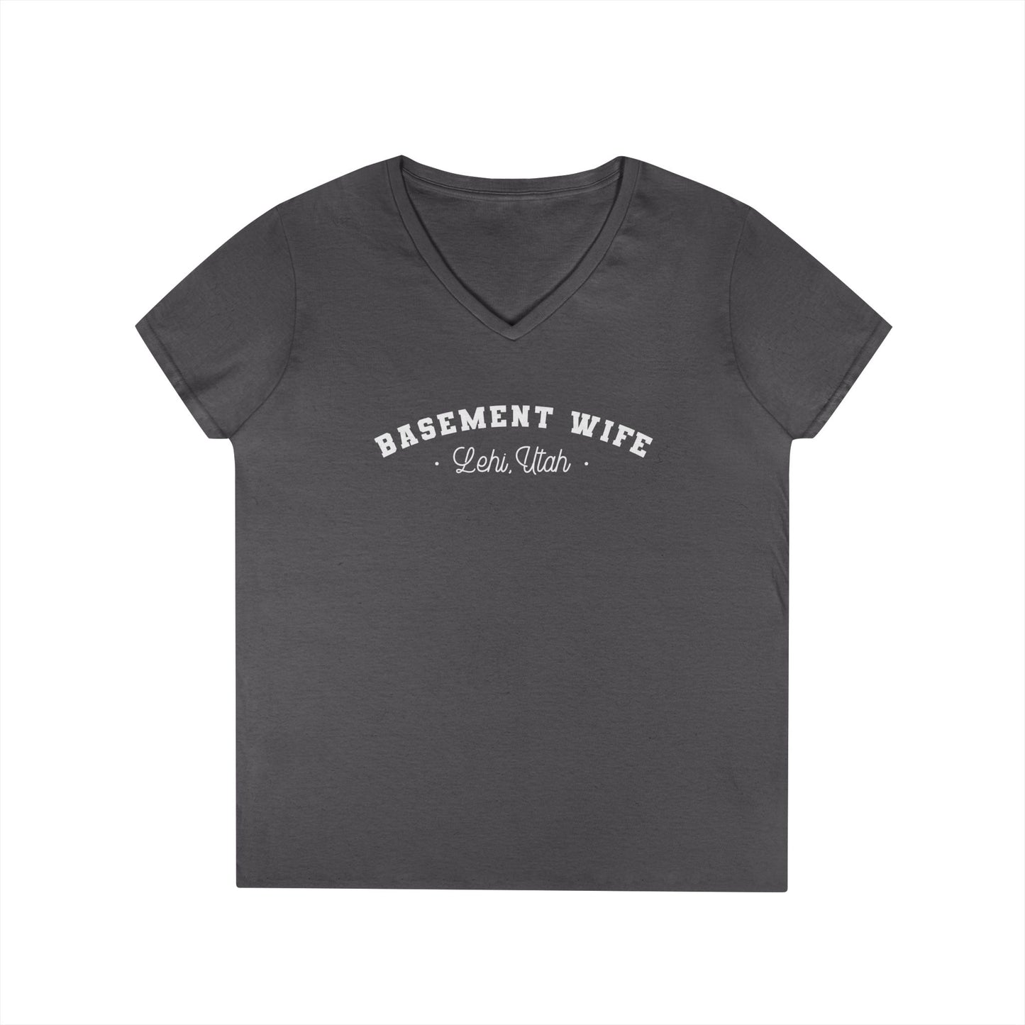 Basement Wife Women's V-Neck T-shirt