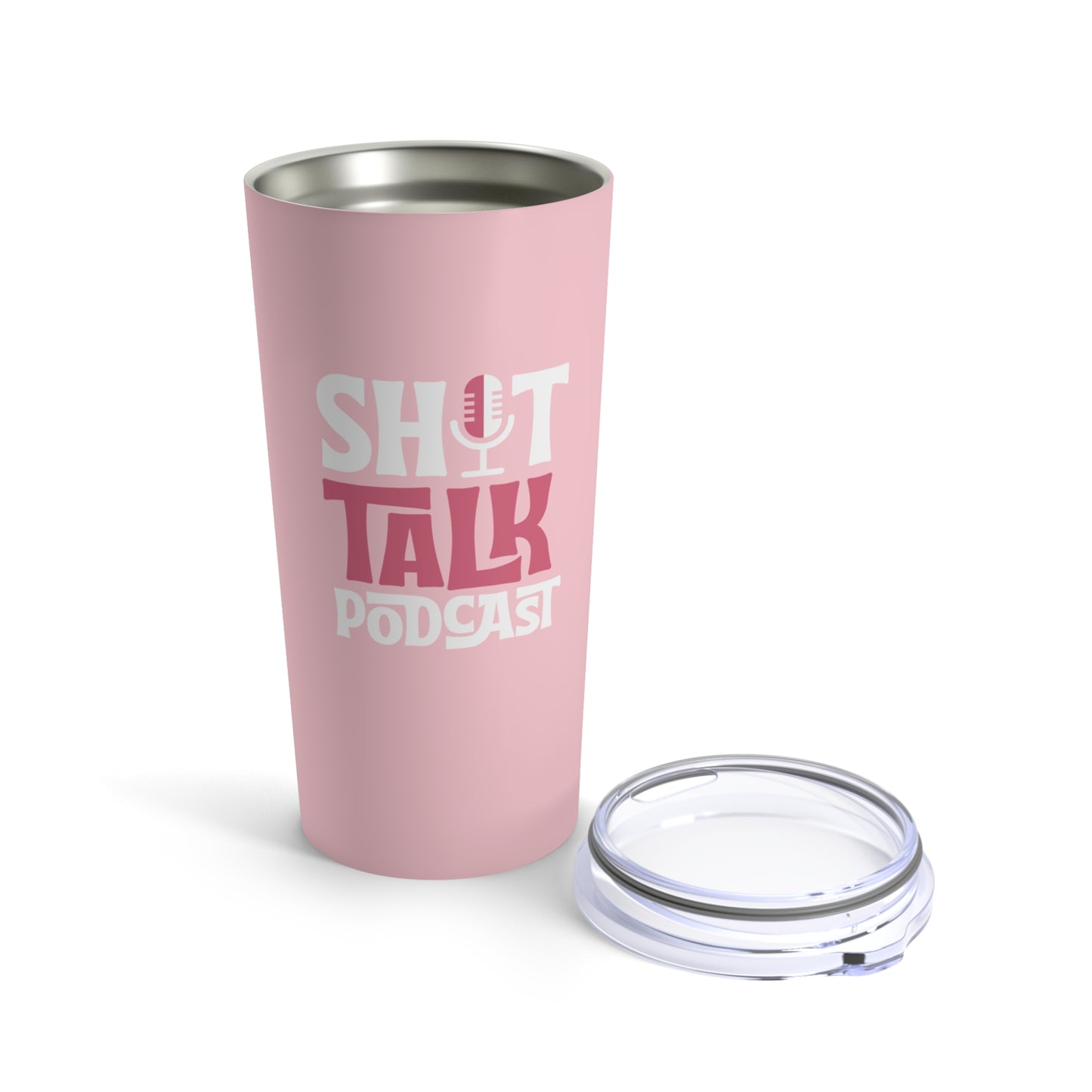 Shit Talk Podcast Tumbler (Pink)