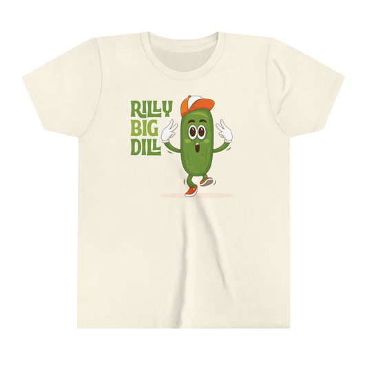 Rilly Big Dill Dude Youth Short Sleeve T-Shirt