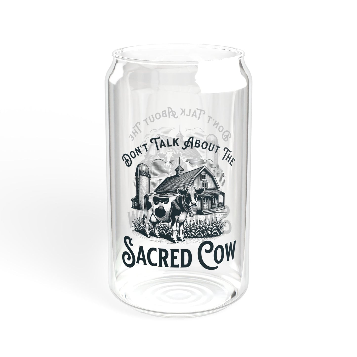 Sacred Cow Sipper Glass