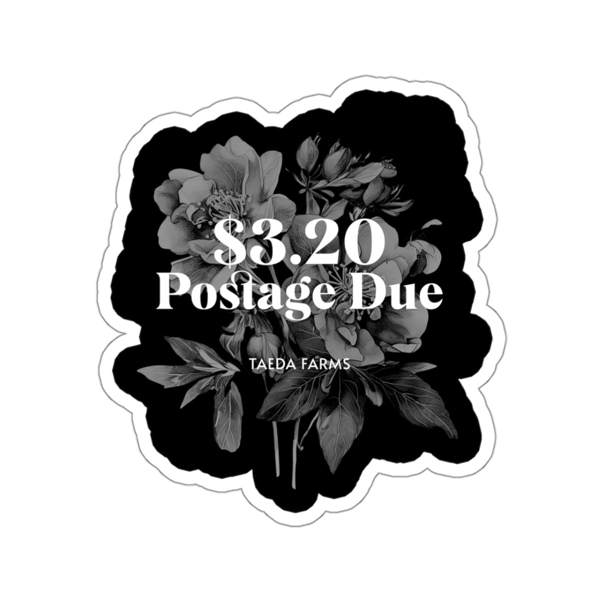 Postage Due Sticker