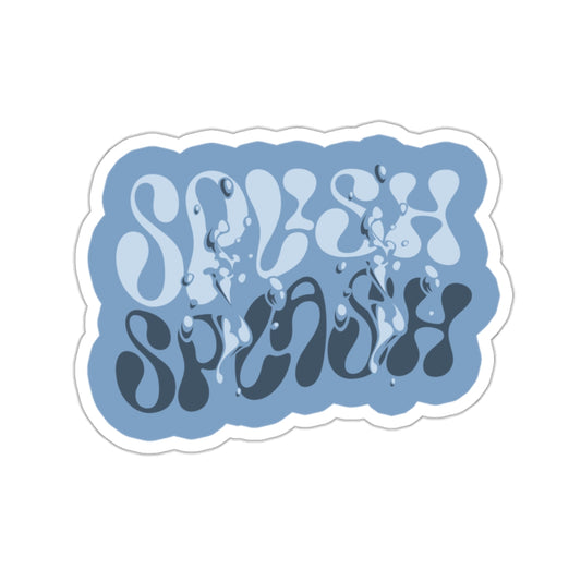 Splish Splash Wavy Sticker