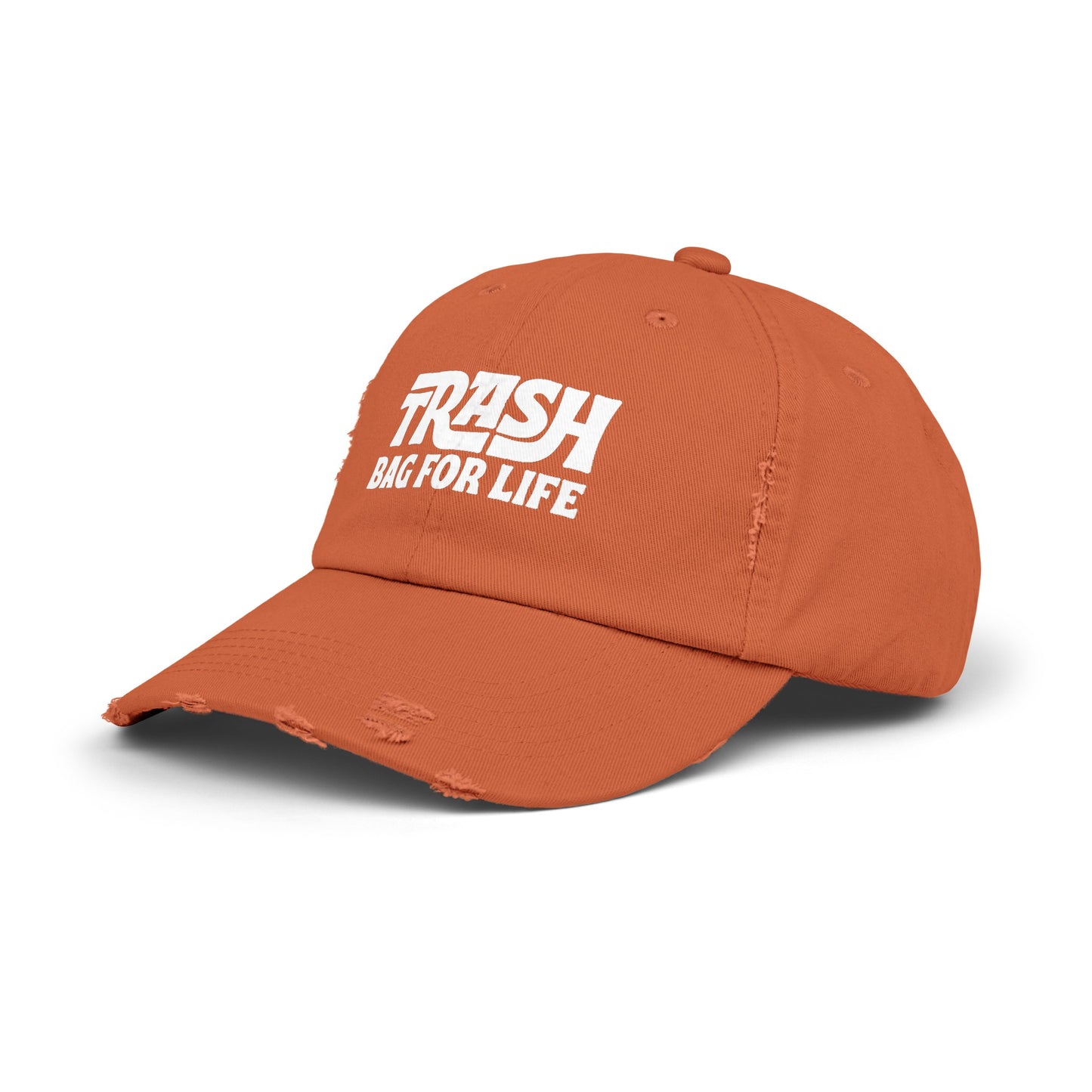 Trash Bag For Life Distressed Dad Hat