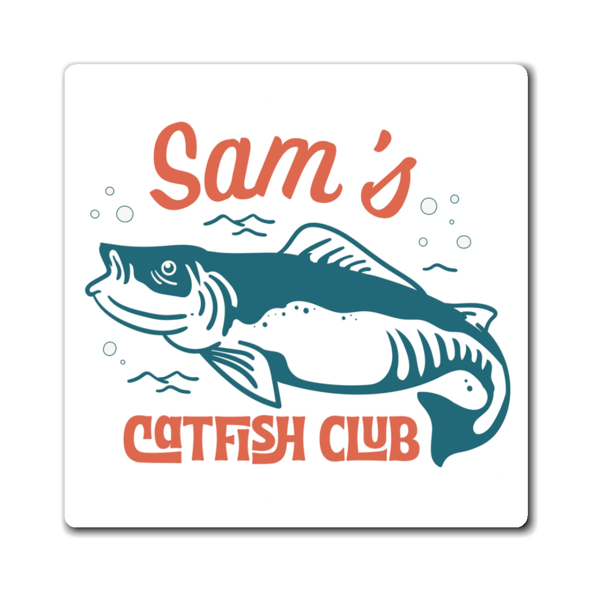 Sam's Catfish Club Magnet