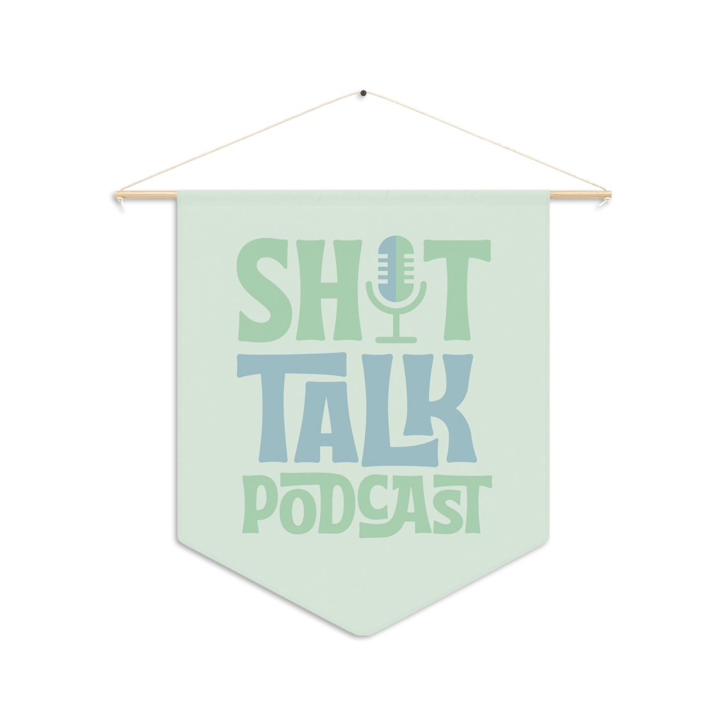 Shit Talk Podcast Wall Pennant