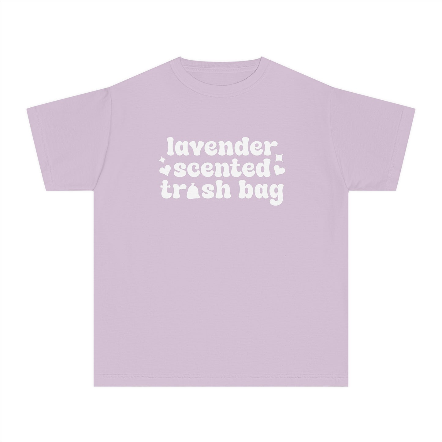 Lavender Scented Trash Bag Youth Short Sleeve T-Shirt