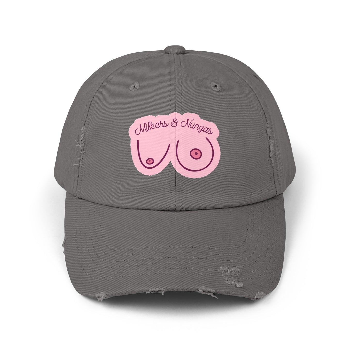 Milkers & Nungas Distressed Dad Hat