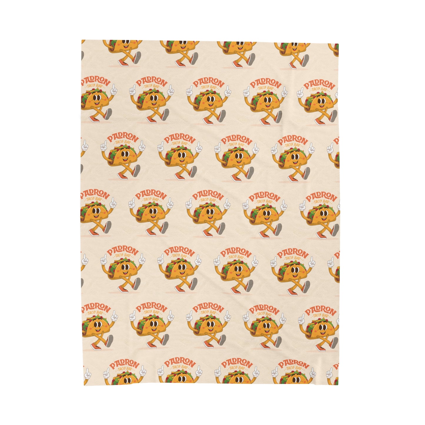 Padron Taco Velveteen Plush Blanket